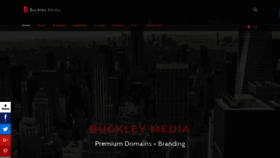 What Buckleymedia.com website looked like in 2019 (4 years ago)