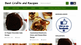 What Bestcraftsandrecipes.com website looked like in 2019 (4 years ago)