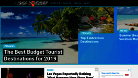 What Bonvoyaged.com website looked like in 2019 (4 years ago)