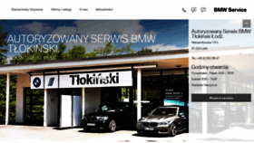 What Bmw-tlokinski.pl website looked like in 2019 (4 years ago)