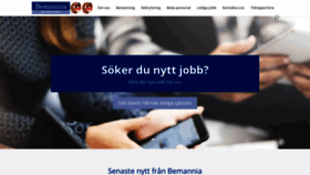 What Bemannia.se website looked like in 2019 (4 years ago)