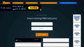 What Btcminer.live website looked like in 2019 (4 years ago)