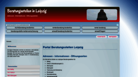 What Beratungsstellen-leipzig.de website looked like in 2019 (4 years ago)