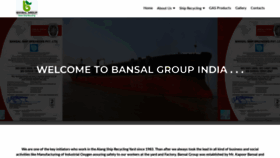 What Bansalgroupindia.com website looked like in 2019 (4 years ago)
