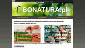 What Bonatura.pl website looked like in 2019 (4 years ago)