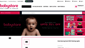 What Babystore.ae website looked like in 2019 (4 years ago)