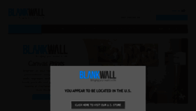 What Blankwall.com.au website looked like in 2019 (4 years ago)
