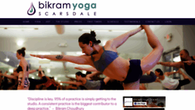 What Bikramyogascarsdale.com website looked like in 2019 (4 years ago)