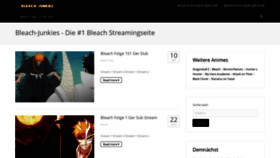 What Bleach-junkies.com website looked like in 2019 (4 years ago)