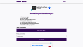 What Buddymeter.com website looked like in 2019 (4 years ago)