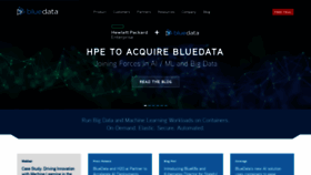 What Bluedata.com website looked like in 2019 (4 years ago)
