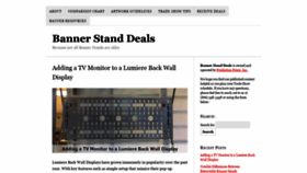 What Bannerstanddeals.com website looked like in 2019 (4 years ago)