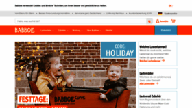 What Babboe.de website looked like in 2019 (4 years ago)