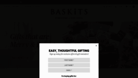 What Baskits.com website looked like in 2019 (4 years ago)