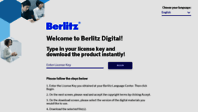 What Berlitzdigital.com website looked like in 2019 (4 years ago)