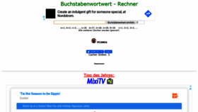 What Buchstabenwortwert.de website looked like in 2019 (4 years ago)