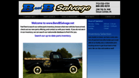 What Bandbsalvage.net website looked like in 2019 (4 years ago)