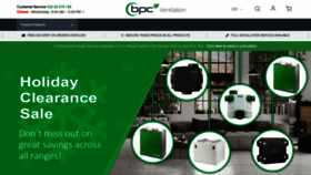 What Bpcventilation.com website looked like in 2019 (4 years ago)