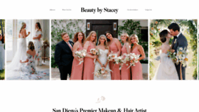 What Beautybystacey.com website looked like in 2019 (4 years ago)