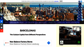 What Barcelonas.com website looked like in 2019 (4 years ago)