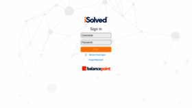 What Balancepoint.myisolved.com website looked like in 2019 (4 years ago)