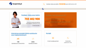 What Busportal.pl website looked like in 2019 (4 years ago)