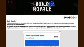 What Buildroyale.org website looked like in 2019 (4 years ago)
