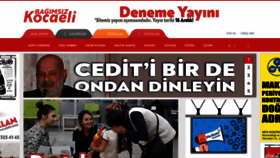 What Bagimsizkocaeli.com.tr website looked like in 2019 (4 years ago)
