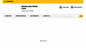 What Bengalurupapercup.com website looked like in 2019 (4 years ago)