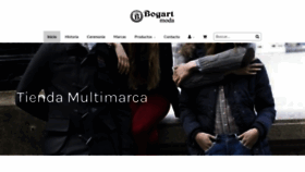 What Bogartmoda.com website looked like in 2019 (4 years ago)
