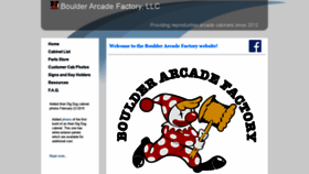 What Boulderarcadefactory.com website looked like in 2019 (4 years ago)