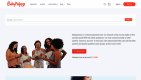 What Babypalooza.com website looked like in 2019 (6 years ago)