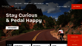 What Bicycleadventures.com website looked like in 2019 (4 years ago)