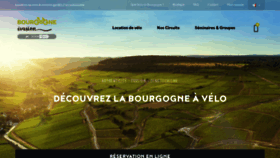 What Burgundybiketour.com website looked like in 2019 (4 years ago)
