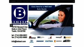 What Beisselinsurance.com website looked like in 2019 (4 years ago)
