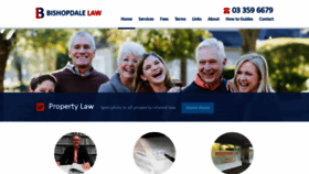 What Bishopdalelaw.co.nz website looked like in 2019 (4 years ago)