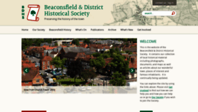 What Beaconsfieldhistory.org.uk website looked like in 2019 (4 years ago)