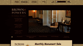 What Brownandpowersfuneralhomes.com website looked like in 2019 (4 years ago)