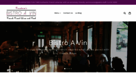 What Bistroavin.com website looked like in 2019 (4 years ago)