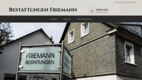 What Bestattungen-friemann.de website looked like in 2019 (4 years ago)