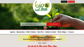What Bioetbienetre.fr website looked like in 2019 (4 years ago)