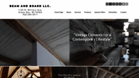 What Beamandboard.com website looked like in 2019 (4 years ago)