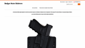 What Badgerstateholsters.com website looked like in 2019 (4 years ago)