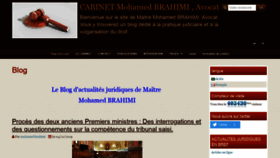 What Brahimi-avocat.com website looked like in 2019 (4 years ago)