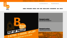 What Bouwpuntdeckers.be website looked like in 2019 (4 years ago)