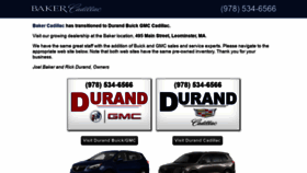 What Bakercadillac.com website looked like in 2019 (4 years ago)
