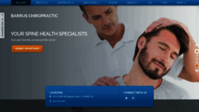 What Barruschiropractic.com website looked like in 2019 (4 years ago)