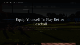 What Baseball.tools website looked like in 2019 (4 years ago)