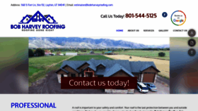 What Bobharveyroofing.com website looked like in 2019 (4 years ago)