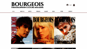 What Bourgeoisculturemag.com website looked like in 2019 (4 years ago)
